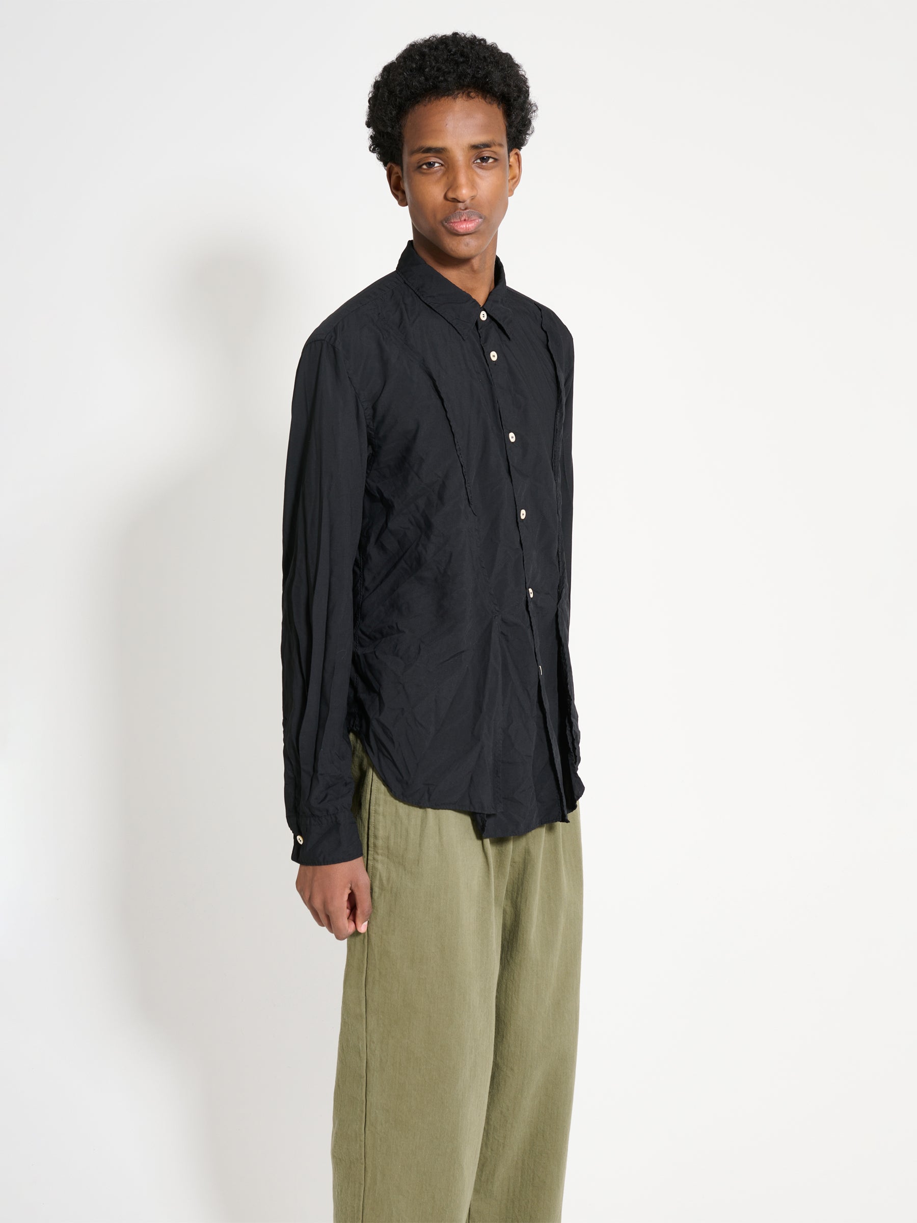 Comme des Garçons Homme Plus Panel Shirt Black – Très Bien