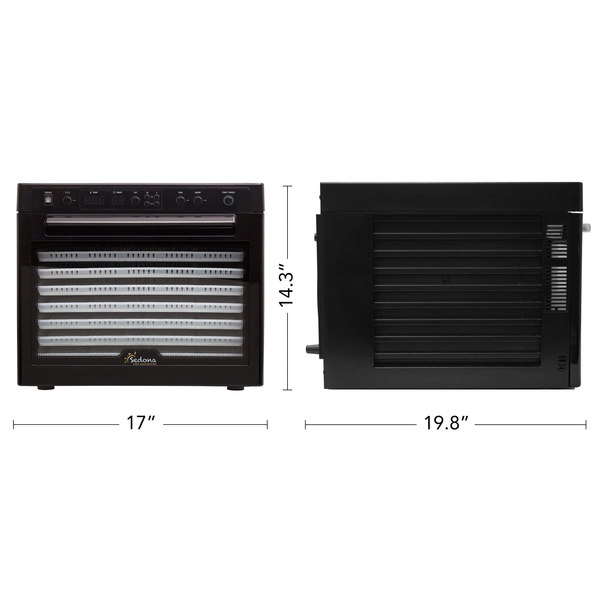 Sedona® Classic Food Dehydrator with BPA-Free Plastic Trays