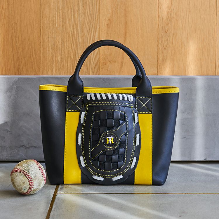 阪神タイガースコラボ グローブミニトート｜GLB109HT｜革・レザー