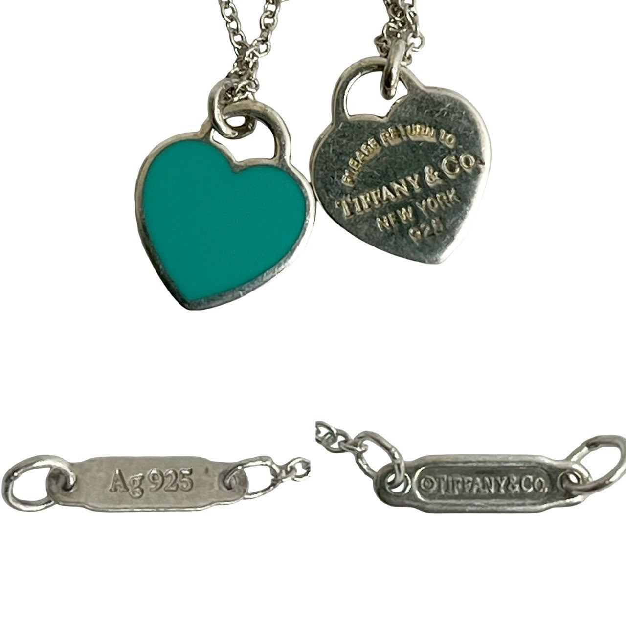 TIFFANY&Co. ティファニー リターントゥ ダブルハート ブルー