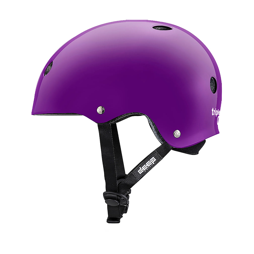 THE DEEP COVER Helmet - Purple Glossy – Triple 8