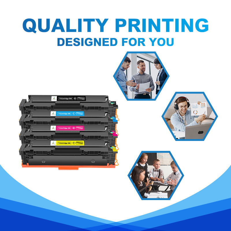 Compatible Canon 046 Toner Cartridge Set