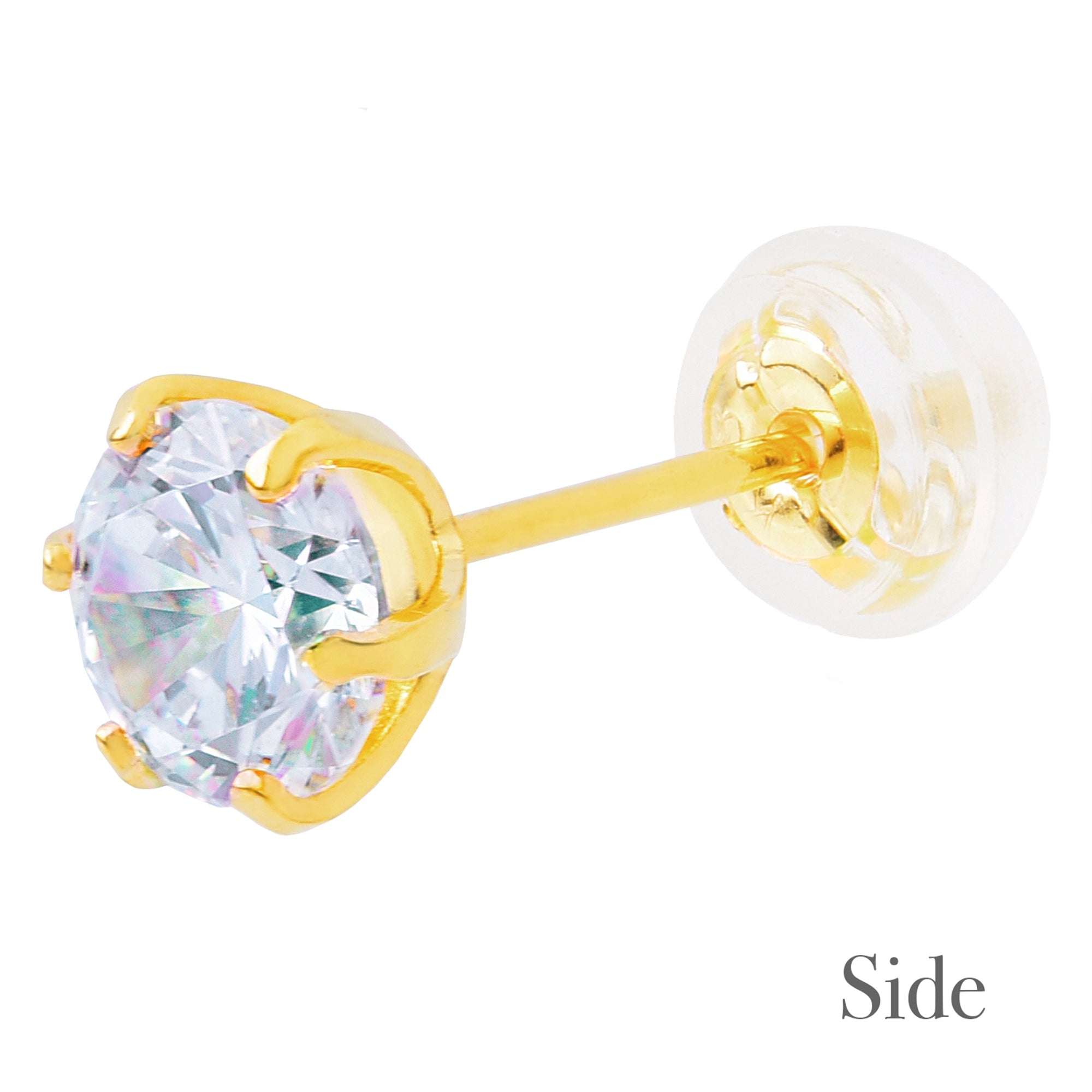 Truelements(トルゥーエレメント) 18金 王冠 メンズ ピアス K18 18K