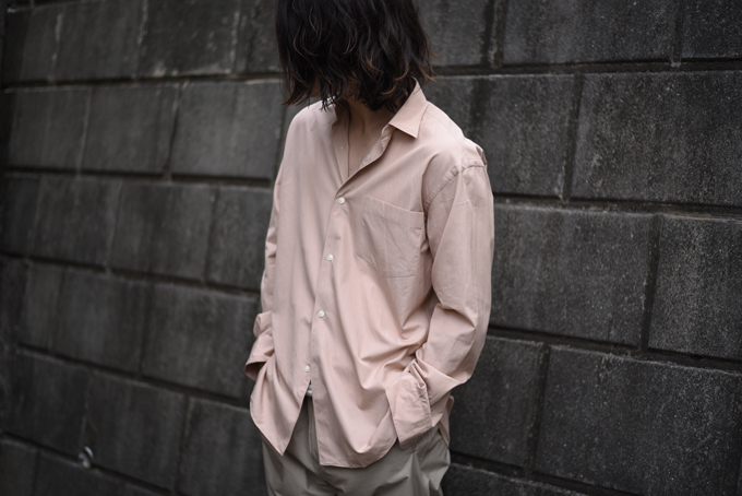 COMOLI -Seasonal Color COMOLI & Band Collar Shirt- | twelve blog