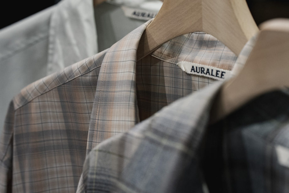AURALEE -Wool Check Shirts, Finx Twill Big Shirts- | twelve blog
