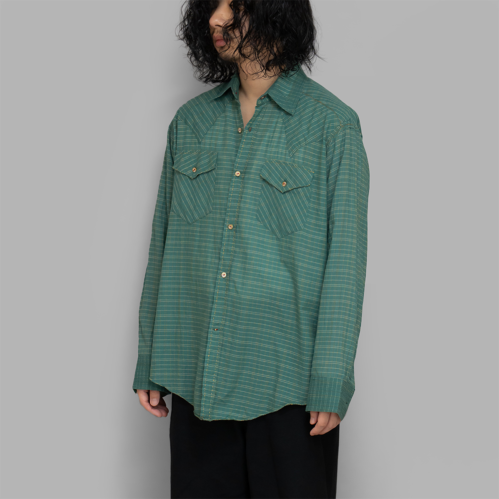 MAATEE&SONS / GUPTA Western (Green Plaid) | twelve