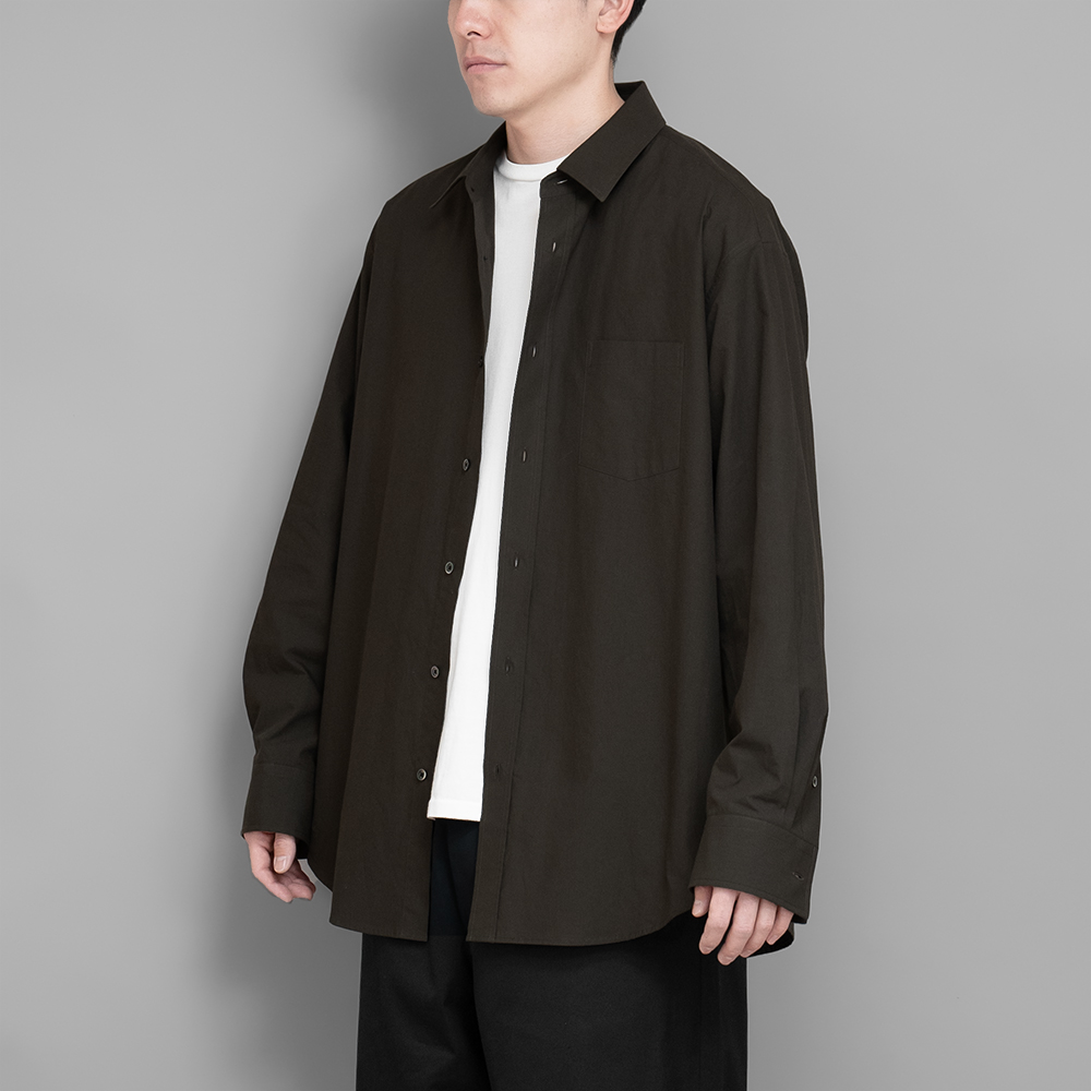 ssstein / Oversized Standard Shirt (Military Khaki) | twelve
