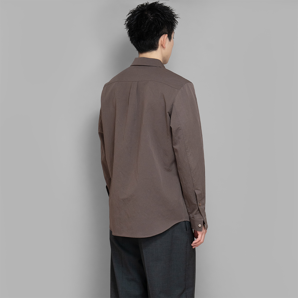 山内 / 塩縮加工コットンリネンシャツ (Keshiaka) | twelve