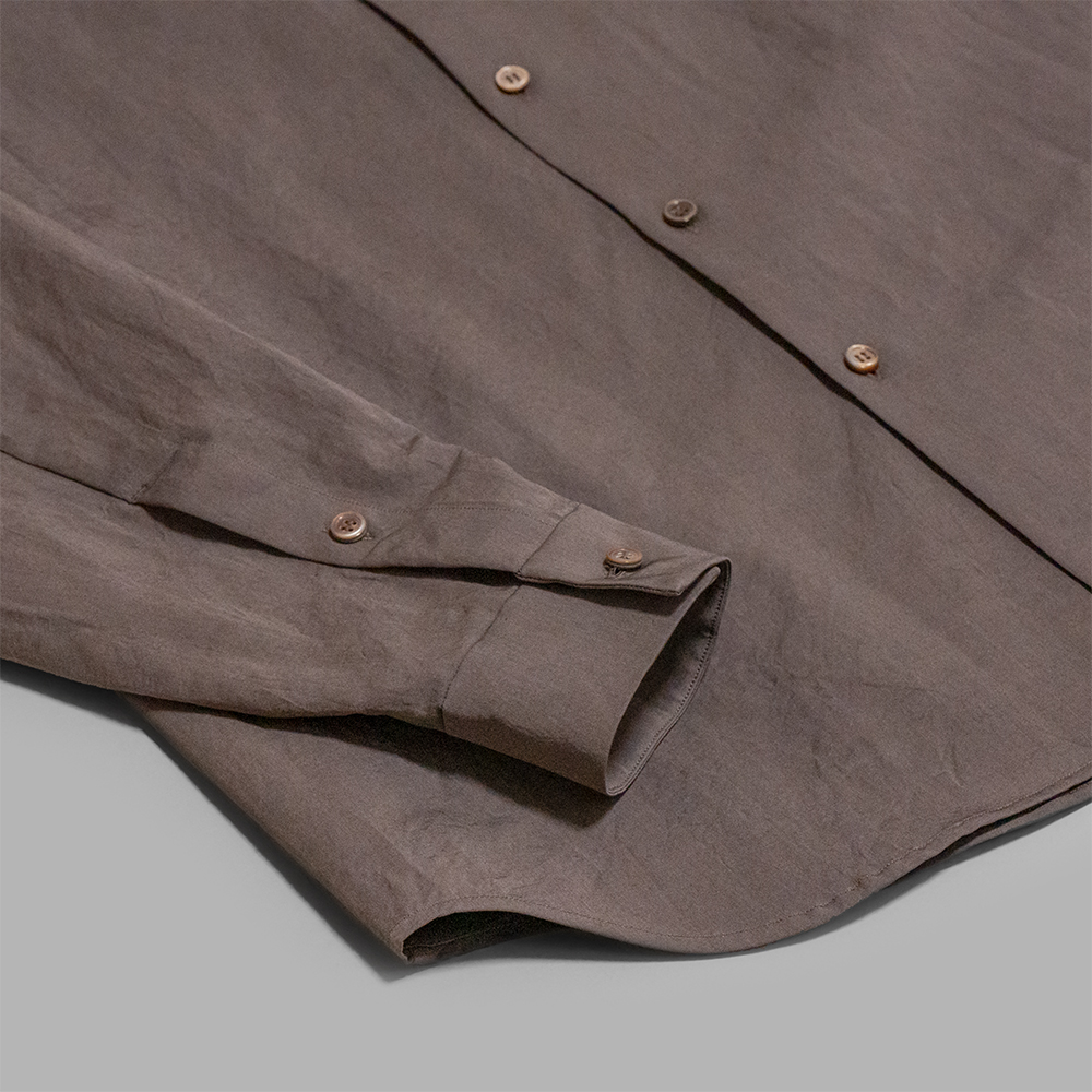 山内 / 塩縮加工コットンリネンシャツ (Keshiaka) | twelve