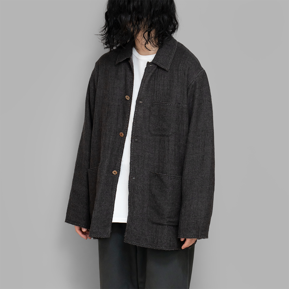MAATEE&SONS / Gupta Wool W Face Coverall (Charcoal) | twelve