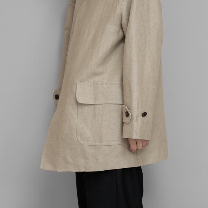 A.PRESSE / Linen Half Coat | twelve