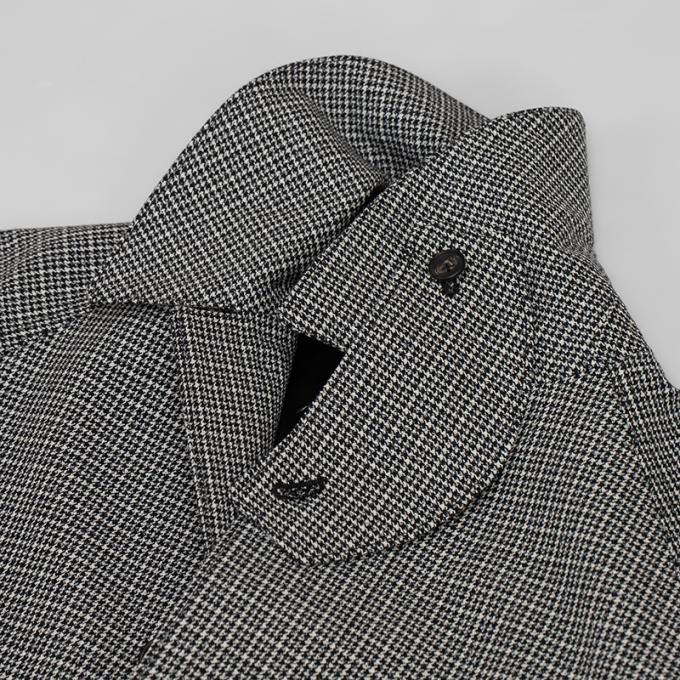 MAATEE&SONS / ハメ袖 Balmacaan (Black Ecru) | twelve