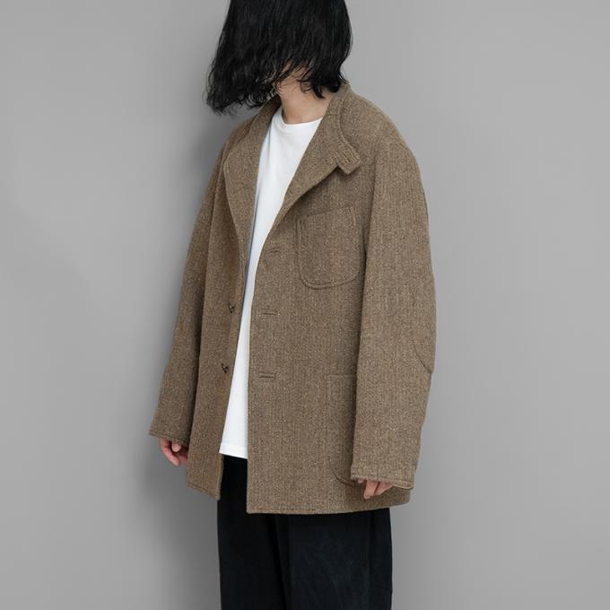 A.PRESSE / Tweed Hunting Jacket (Brown) | twelve