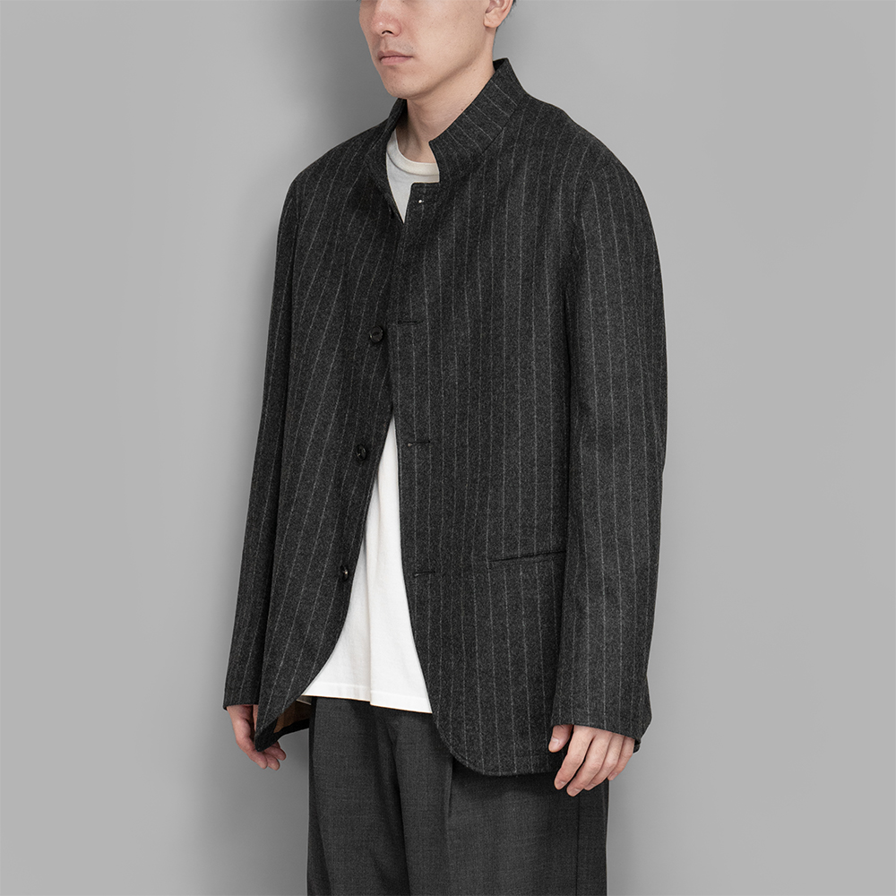 Fendart / Jacket (Charcoal Stripe) | twelve