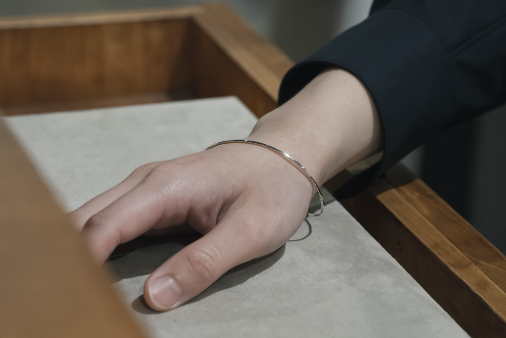 DAN TOMIMATSU / Rubber Band Bracelet (Silver) | twelve