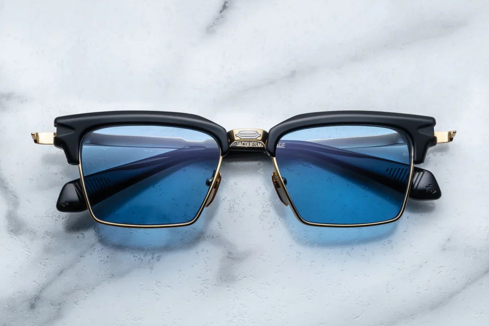 Jacques Marie Mage | Alin in Slate Sunglasses - twelvesixtynine