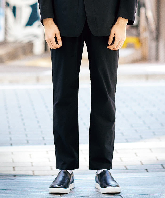 スーツセレクト パンツスーツ L W68 ストレッチ 営業職 Vカラー DMW