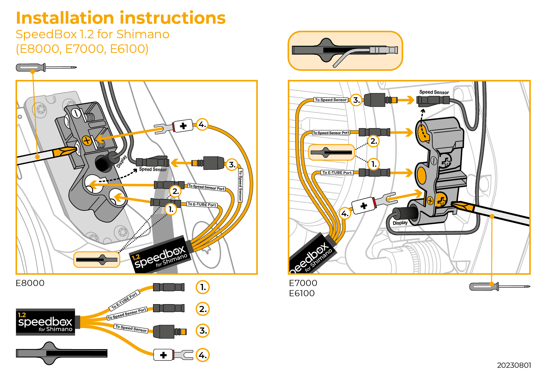 SpeedBox 1.2 for Shimano (E8000, E7000, E6100, E5000) :: SpeedBox