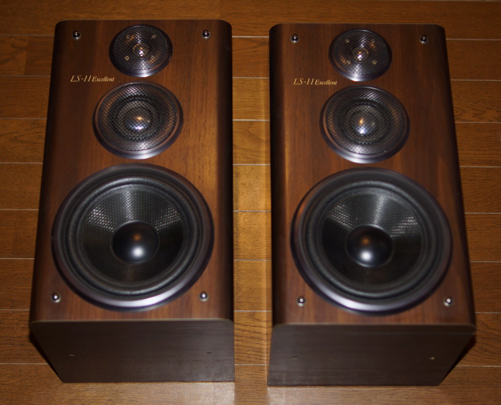 KENWOOD LS-11 Excellent。こぶりの3WAYの名器。音質。レビュー.+