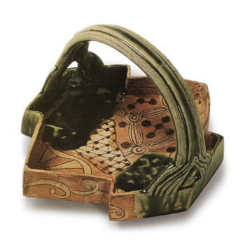 織部 松皮菱形 手鉢 | 鶴田 純久の章 お話