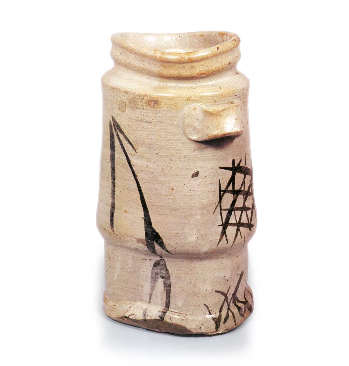 絵唐津 耳付 花入 | 鶴田 純久の章 お話