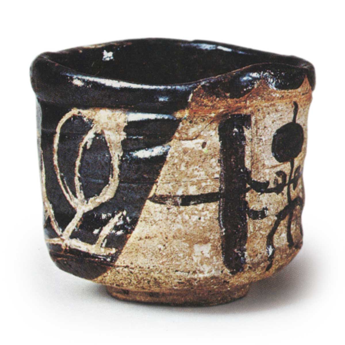 黒織部茶碗 銘 冬枯 | 鶴田 純久の章 お話