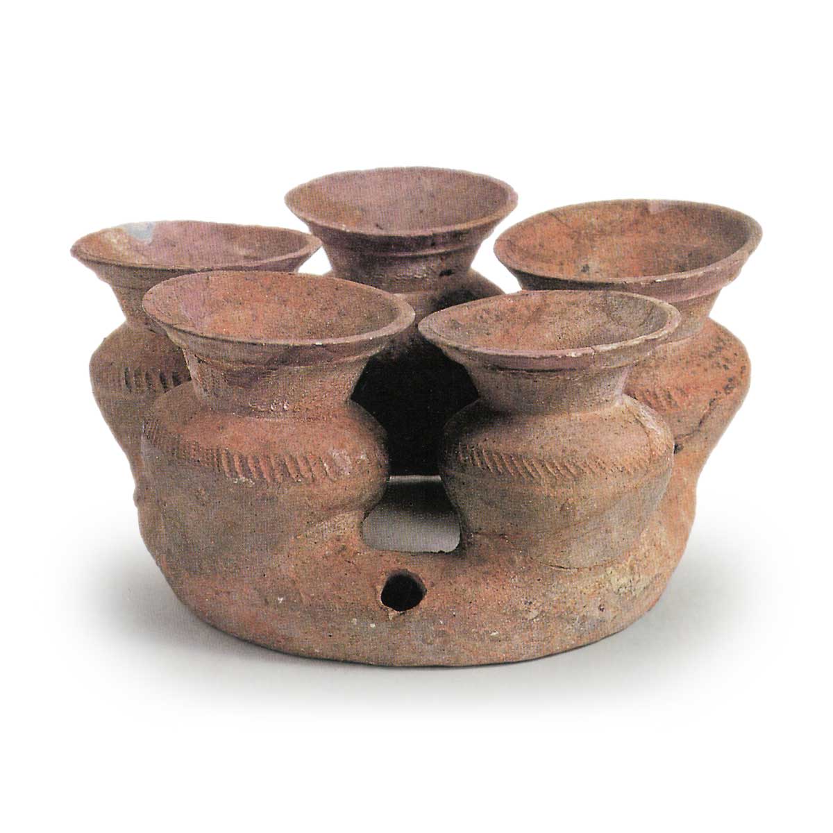 須恵器 環台五連壺 | 鶴田 純久の章 お話