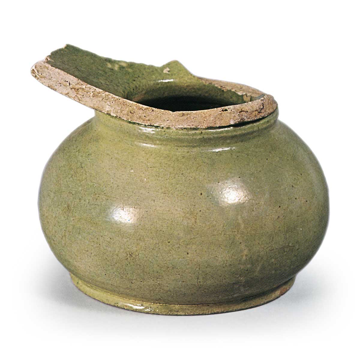 緑釉 唾壺 | 鶴田 純久の章 お話