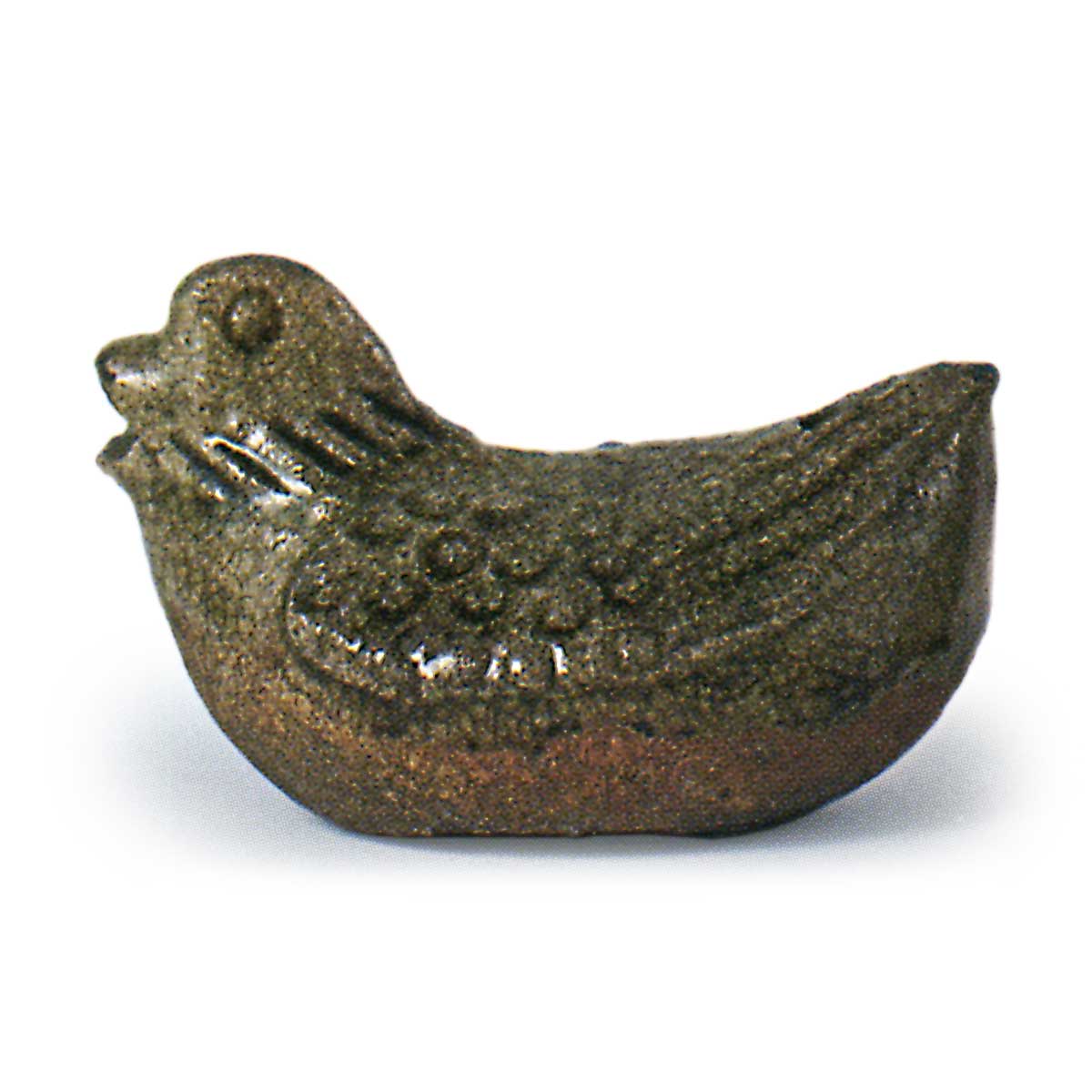 瀬戸 灰釉鳥形水滴 | 鶴田 純久の章 お話