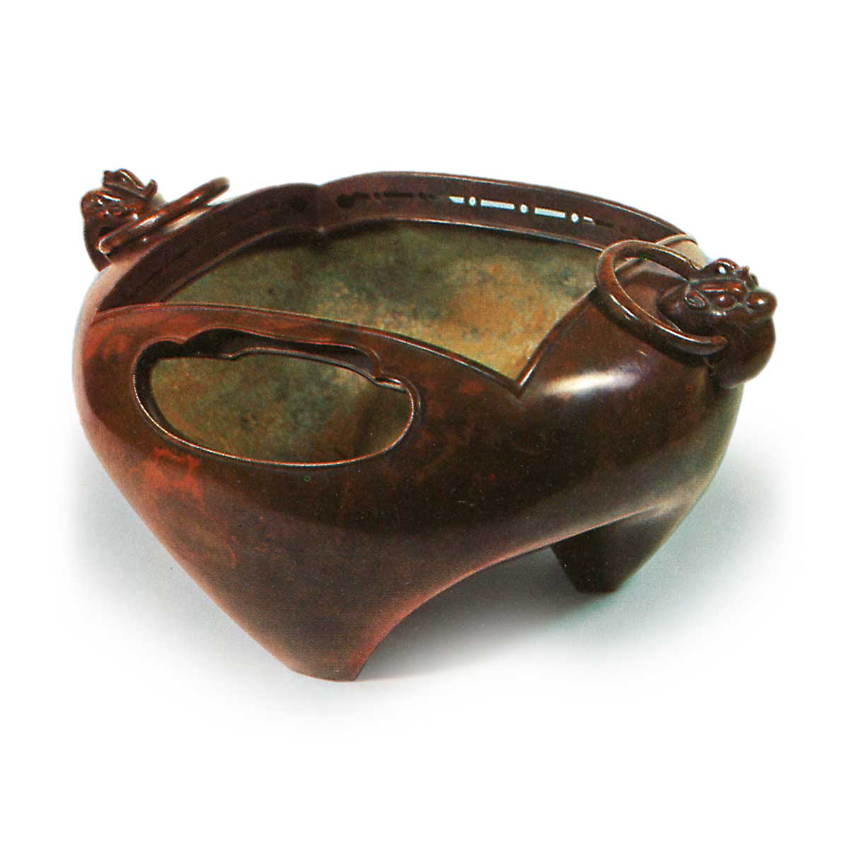 唐銅色紙風炉 からかねしきしぶろ | 鶴田 純久の章 お話