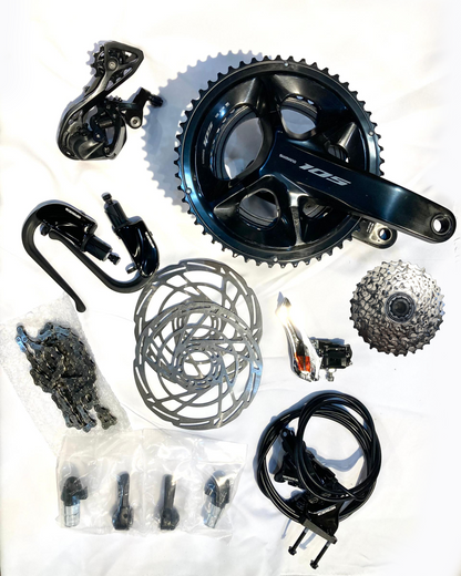 SHIMANO 105 R7100 MIX MECHANICAL 12S TT GROUPSET – Turbomad Cycle