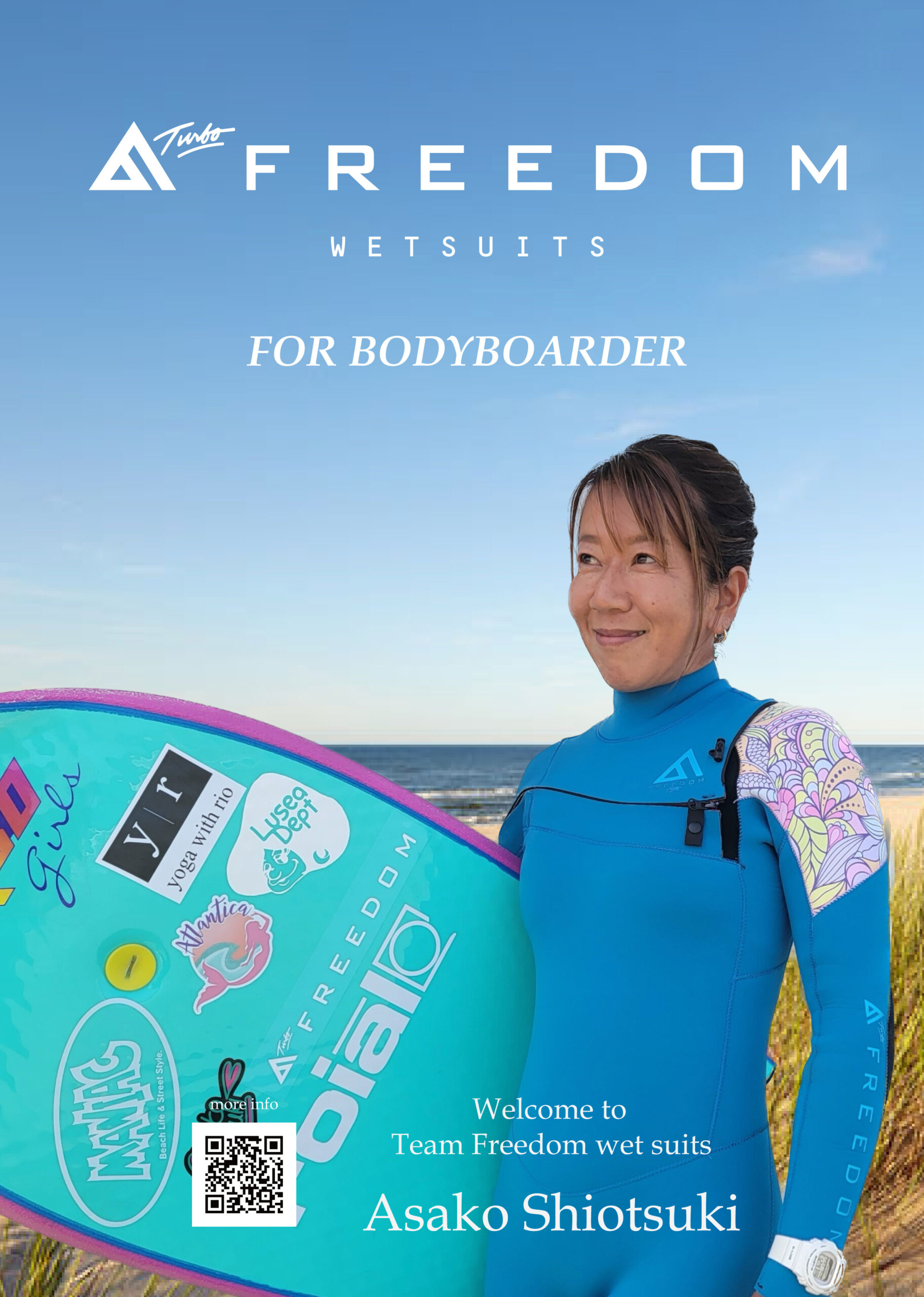 TURBO FREEDOM WET SUIT発売のお知らせ | TURBOボディボード