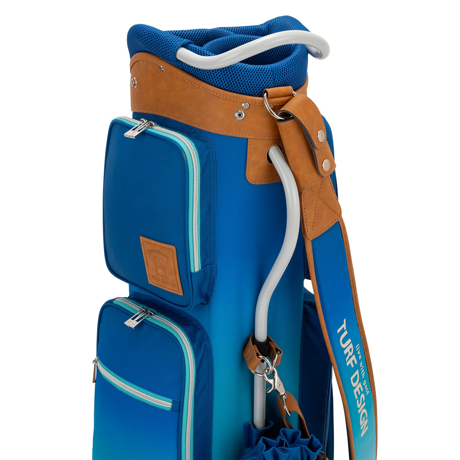 キャディバッグ TDCB-BD70 ブルー – TURF DESIGN公式ページ