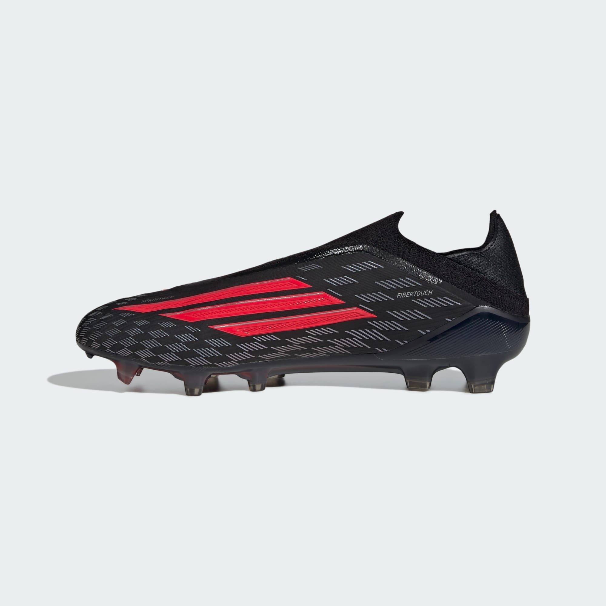F50 Elite Laceless FG [Core Black/Lucid Red] – Tursi Soccer Store
