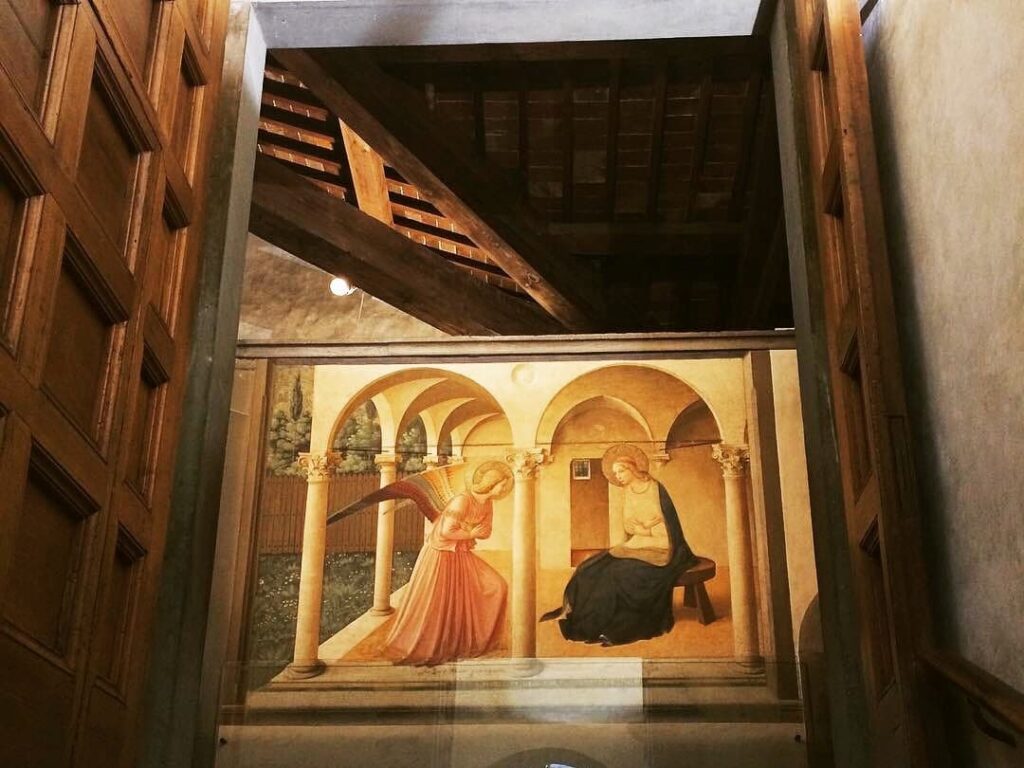 静謐で優美な「受胎告知」 サン・マルコ美術館（フィレンツェ