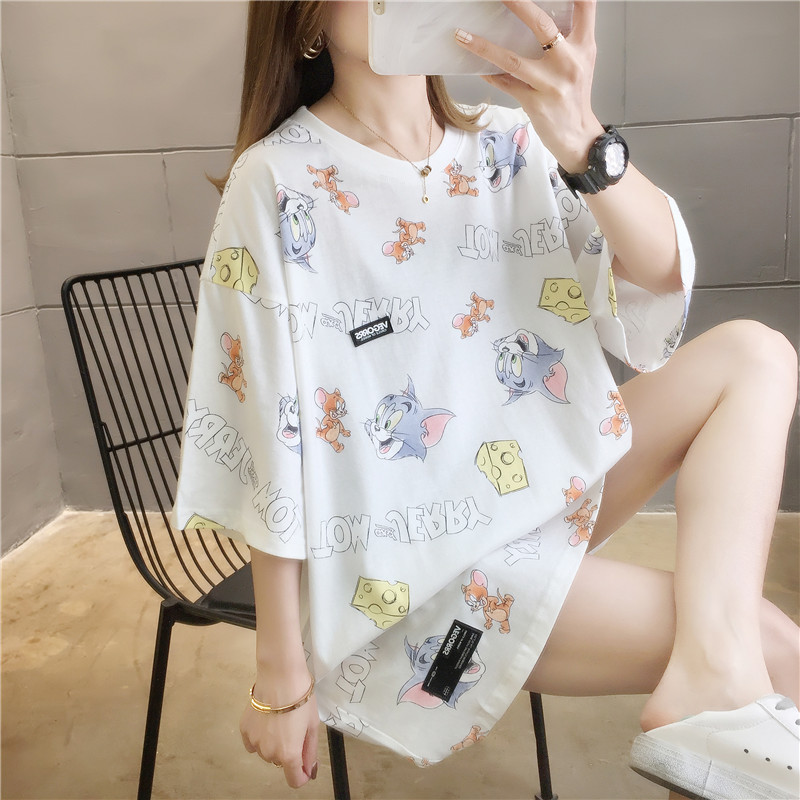 大きいサイズ トムとジェリーデザイン レディース TOM＆JERRY