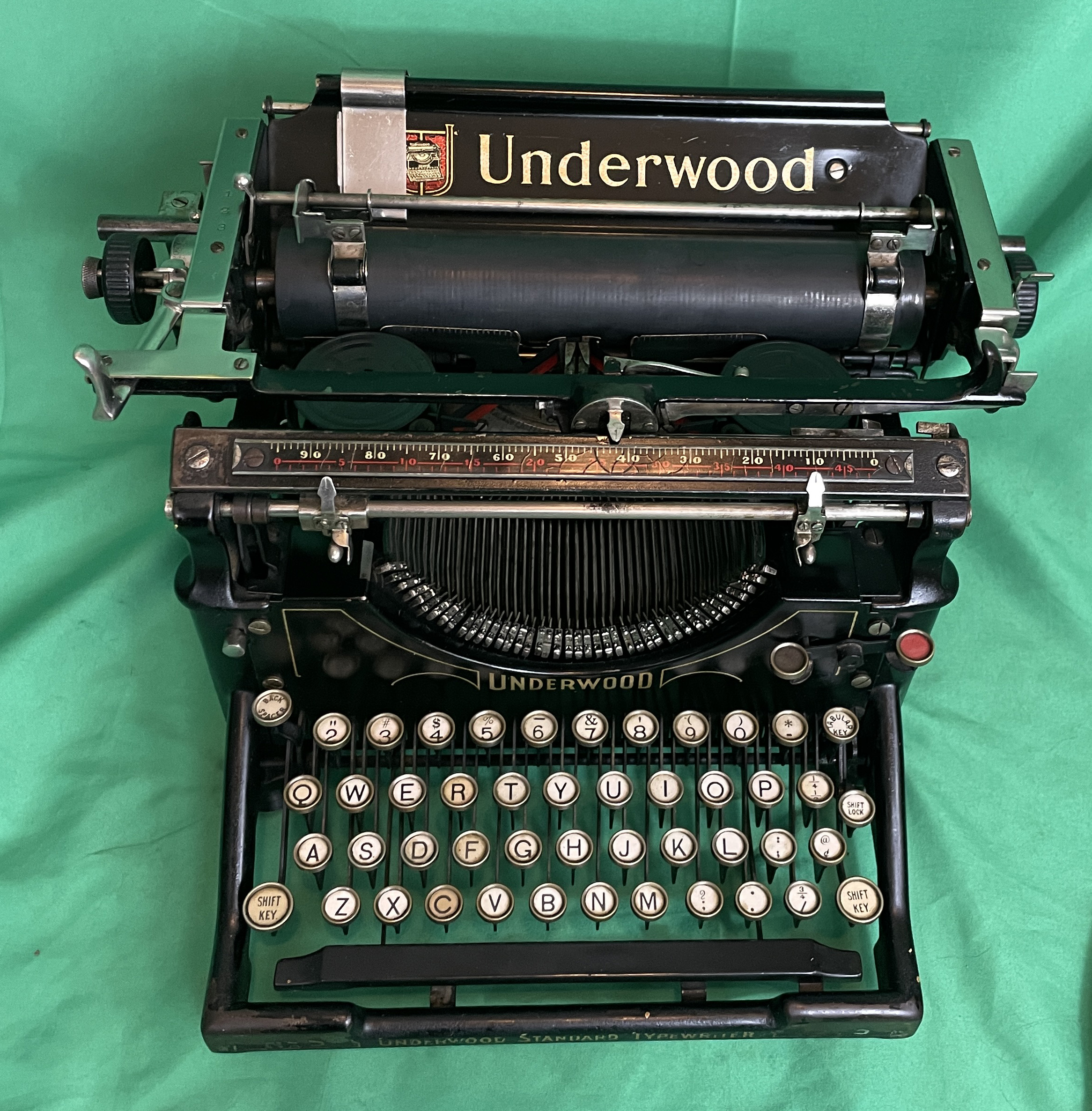1917 Underwood No 5 Typewriter, Wonderfully Restored