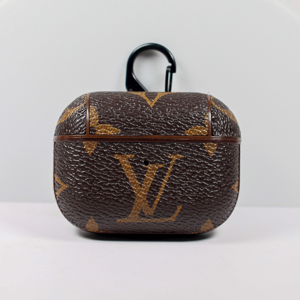 Designer AirPod 2-3-Pro Case Brown LV Monogram | uCaseSpot