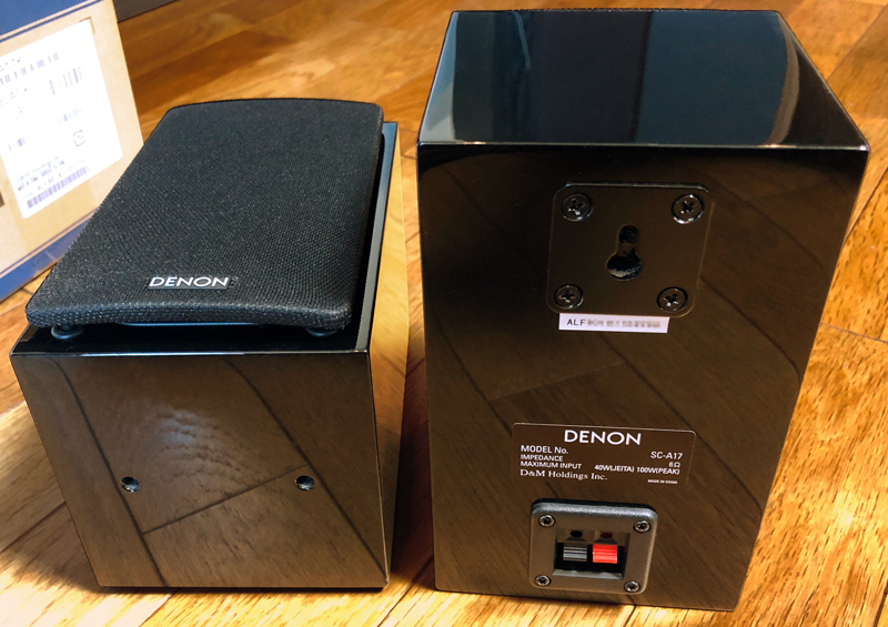 DENON SC-A17でサラウンドスピーカーを“プチ”アップグレード