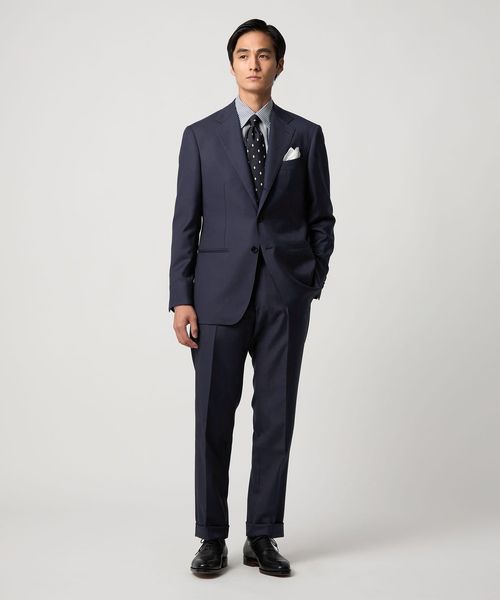 メランジ ジャージ ノープリーツ スラックス COMFORT EASY―MODEL