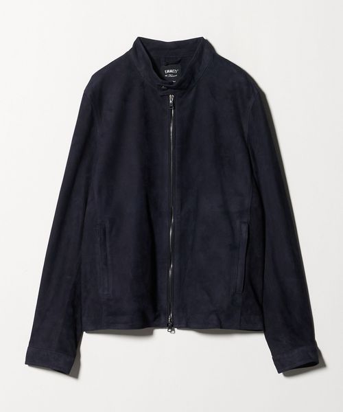 別注】＜EMMETI＞ JURI/スエード シングルライダースジャケット
