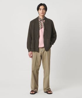 別注】＜BATONER＞ SIGNATURE 1BUTTON CARDIGAN/シグネチャー 1ボタン