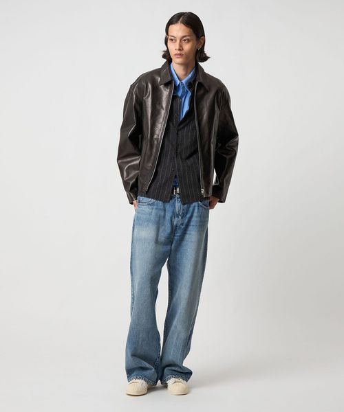 H＞ホースレザー70s スポーツジャケット