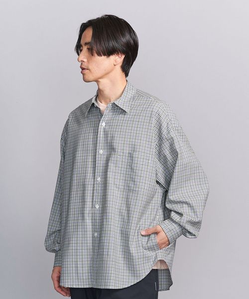 koti BEAUTY&YOUTH＞ メリノ ウール レギュラーカラー シャツ