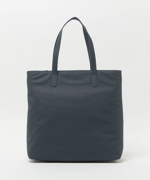 マイクロファイバー ジップ トートバッグ