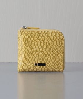 H＞レザー Lジップウォレット