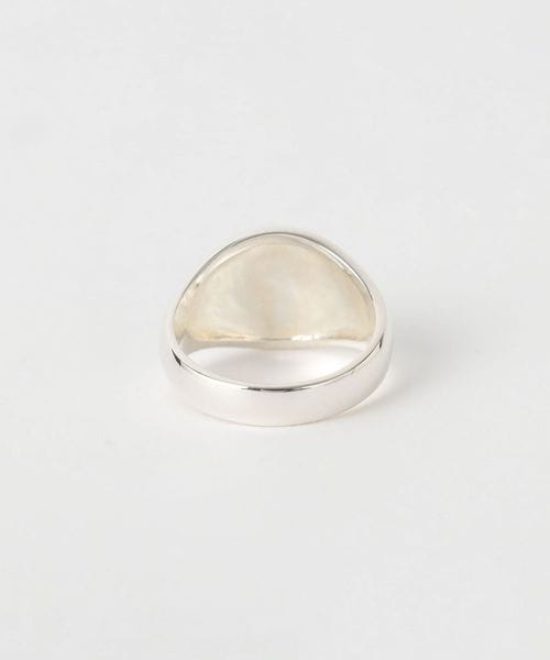 SILVER925 x BRASS シグネット リング