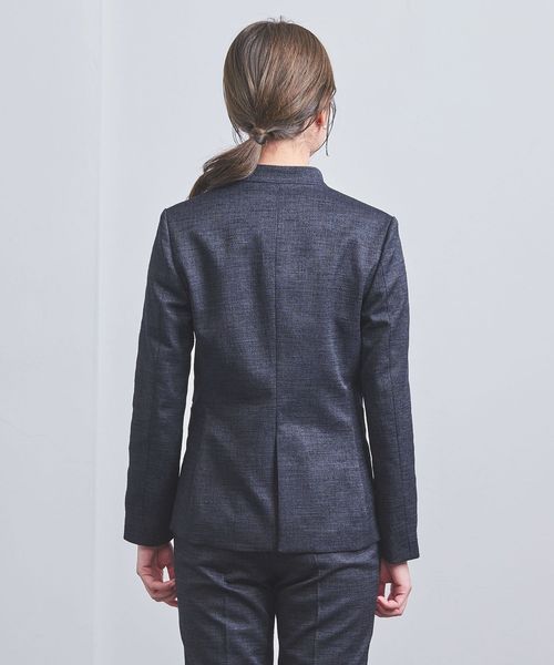 スラブ ノーラペル ジャケット