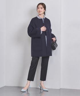 バイカラー リバー ミドルコート