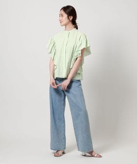 イージー フレアスリーブ ブラウス ‐撥水・UVカット・防シワ‐